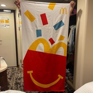 Mcdonald’s happy meal beach towel
